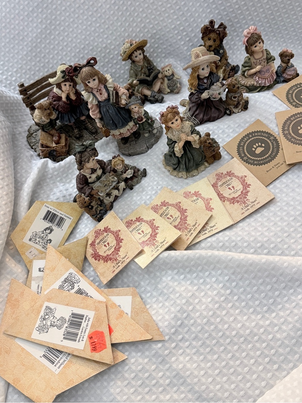 Vintage Boyds Bears Yesterdays' Child "The Dollstone Collection" Lot of 8